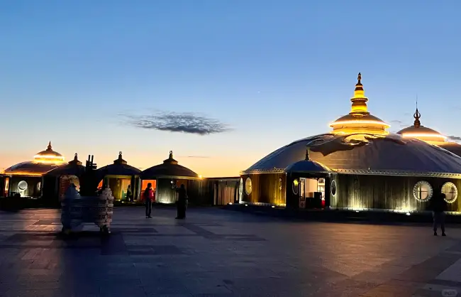 Mongolian yurts in The Mongol Khan City