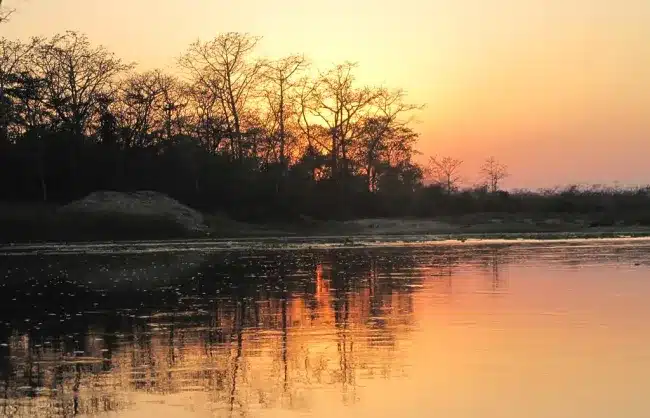 Nepal Narayani River Sunet