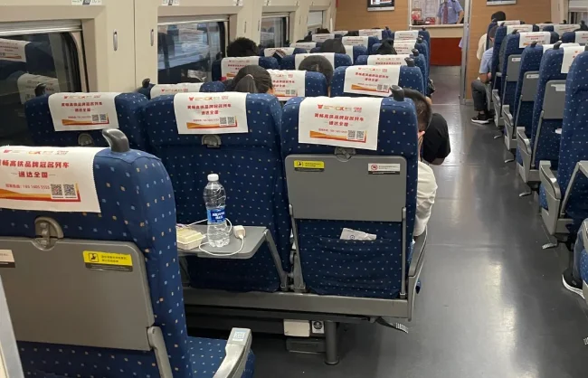 2 class train seat