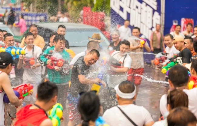 Water-splashing Festival in Xishuangbanna