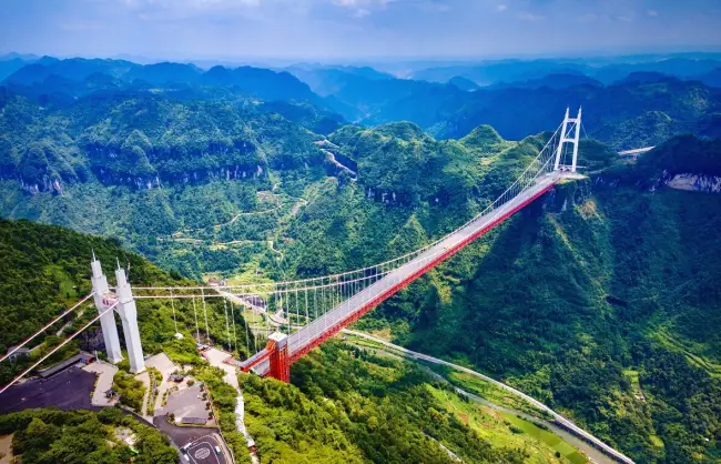 Aizhai Bridge – A Marvelous Suspension Bridge in China