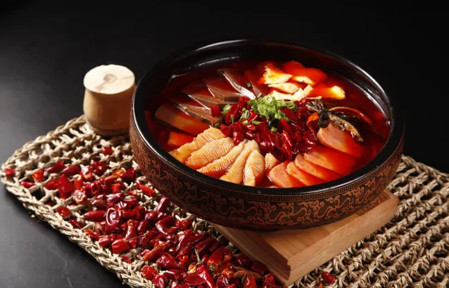 chongqing-style-boiled-blood-curd - China Xian Tour: Private & Tailor-Made China Tours Chongqing-Style Boiled Blood Curd