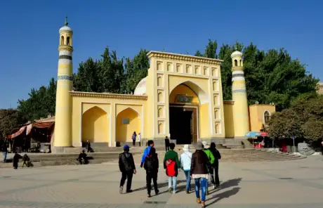 xinjiang-Kashgar-Id-Kah-Mosque - China Xian Tour: Private & Tailor-Made China Tours China Silk Road tours to Kashgar