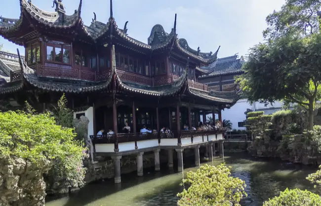 Ancient architecture in Yu Garden