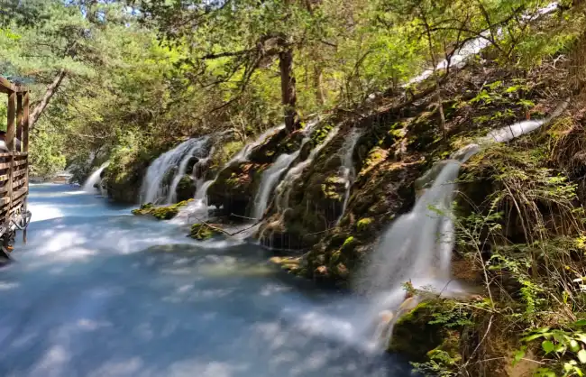 Jiuzhaigou Valley Pearl Beach Waterfall