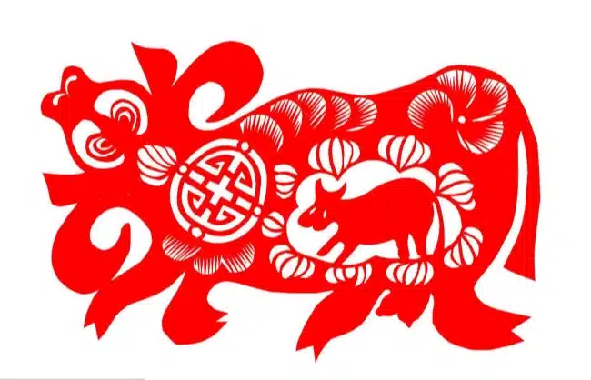 ox paper-cutting - China Xian Tour: Private & Tailor-Made China Tours Ox Paper-Cutting in Chinese Zodiac Culture
