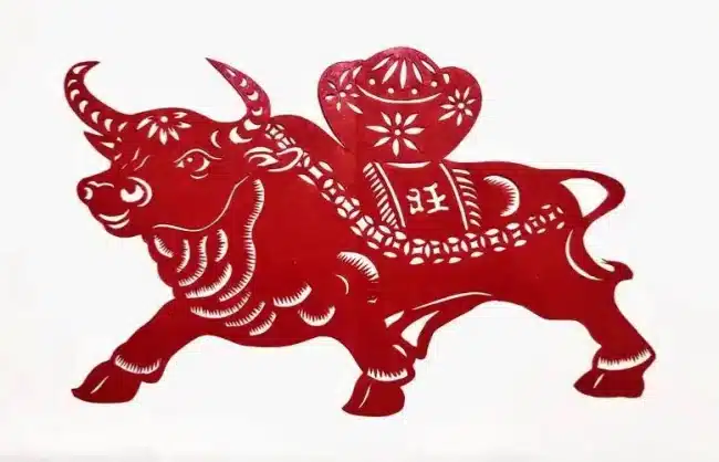 ox paper-cutting - China Xian Tour: Private & Tailor-Made China Tours Chinese Zodiac Ox Paper-Cutting