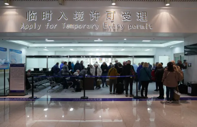 Counter for Temporary Entry Permit 