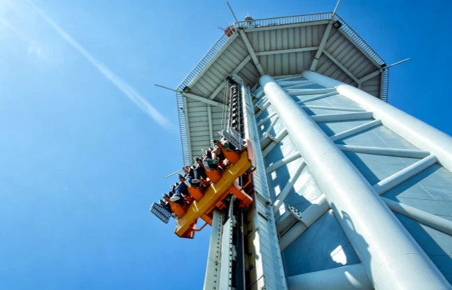 sky-drop | China Xian Tour: Private & Tailor-Made China Tours Thrilling Sky Drop at Canton Tower