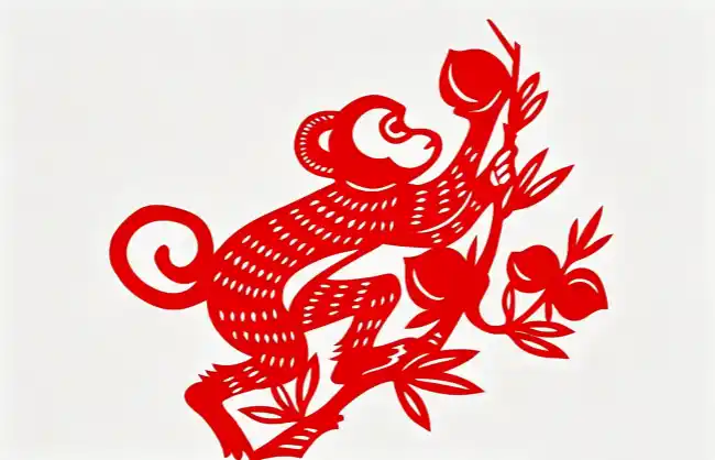 chinese-zodiac-monkey-paper-cutting | China Xian Tour: Private & Tailor-Made China Tours Chinese Zodiac Monkey Paper-cutting