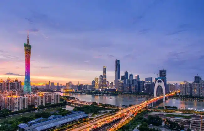 night view of guangzhou - China Xian Tour: Private & Tailor-Made China Tours Guangzhou at night