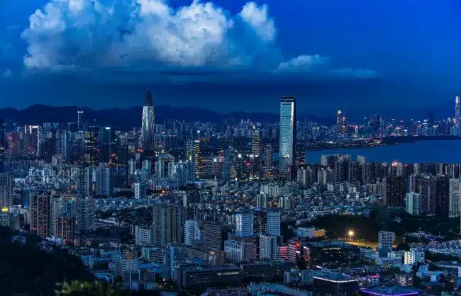 night view of shenzhen - China Xian Tour: Private & Tailor-Made China Tours Shenzhen at night