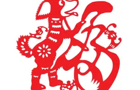 Chinese Zodiac Dog paper cutting - China Xian Tour: Private & Tailor-Made China Tours Chinese Zodiac Dog paper cutting