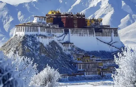 Tibet Potala Palace with snow - China Xian Tour: Private & Tailor-Made China Tours Tibet Potala Palace with snow