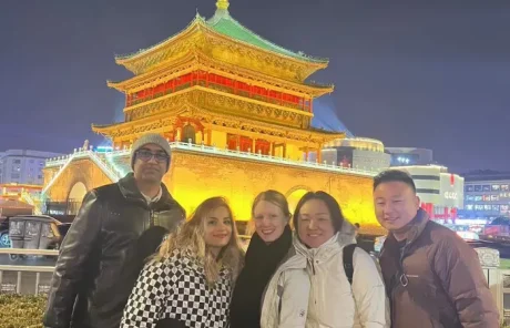 Xian bell tower in February - China Xian Tour: Private & Tailor-Made China Tours Xian bell tower in February