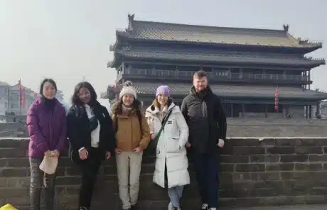 Xian city wall in February - China Xian Tour: Private & Tailor-Made China Tours Xian city wall in February