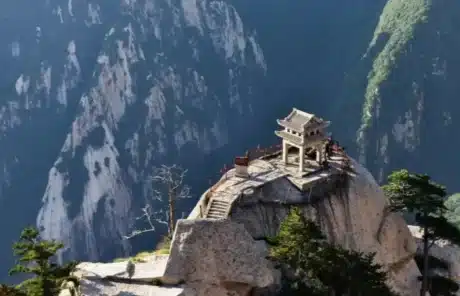 Chess Pavilion on Huashan - China Xian Tour: Private & Tailor-Made China Tours Chess Pavilion on Huashan Mountain