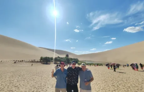 Hot Mingsha Mountain and Crescent Spring - China Xian Tour: Private & Tailor-Made China Tours Hot Mingsha Mountain and Crescent Spring