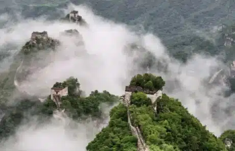 Jiankou Great Wall after rain - China Xian Tour: Private & Tailor-Made China Tours Jiankou Great Wall after rain