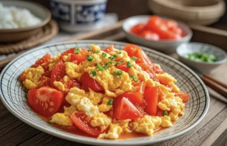 Stir-fried tomato with egg - China Xian Tour: Private & Tailor-Made China Tours Stir-fried tomato with egg