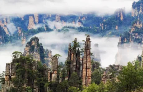 Zhangjiajie Tianzi Mountain Scenery - China Xian Tour: Private & Tailor-Made China Tours Zhangjiajie Tianzi Mountain Scenery