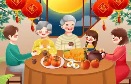 Mooncakes shared with families - China Xian Tour: Private & Tailor-Made China Tours Mooncakes shared with families