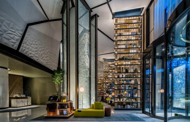 intercontinental-beijing-sanlitun-hotel-lobby | China Xian Tour: Private & Tailor-Made China Tours InterContinental Beijing Sanlitun hotel lobby
