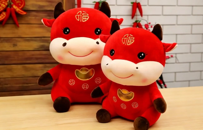 ox-shaped-cute-plush-doll | China Xian Tour: Private & Tailor-Made China Tours Ox shaped cute plush doll