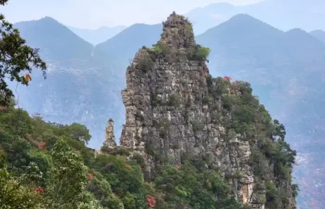 Goddess Peak near Shennv Stream - China Xian Tour: Private & Tailor-Made China Tours Goddess Peak near Shennv Stream