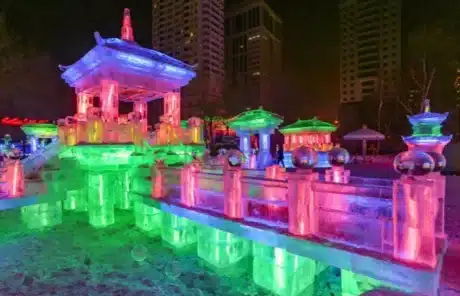 Ice Lanterns at Zhaolin Park - China Xian Tour: Private & Tailor-Made China Tours Ice Lanterns at Zhaolin Park