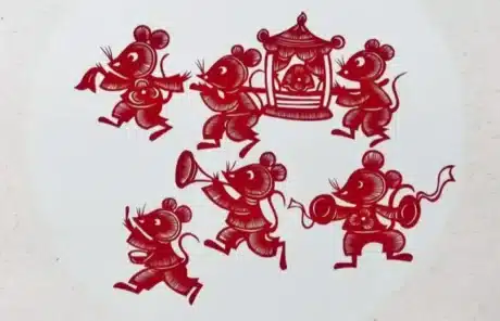 Rat Paper Cuttings - China Xian Tour: Private & Tailor-Made China Tours Rat Paper Cuttings