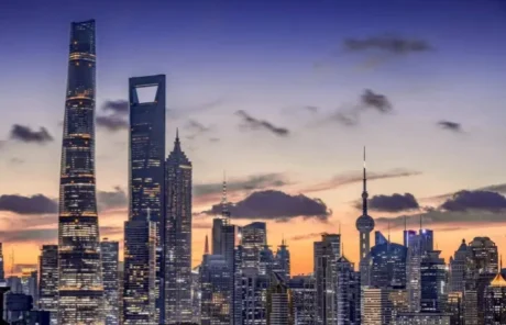 Shanghai Tower at Dusk - China Xian Tour: Private & Tailor-Made China Tours Shanghai Tower at Dusk