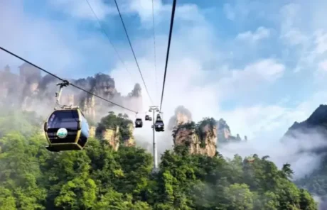 Tianzi Mountain Cable Car - China Xian Tour: Private & Tailor-Made China Tours Tianzi Mountain Cable Car