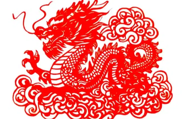 paper-cutting of the dragon - China Xian Tour: Private & Tailor-Made China Tours Paper-cutting of the dragon