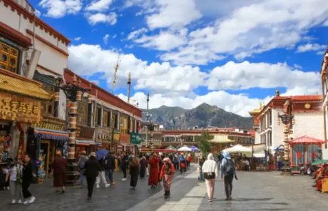 Barkhor Street in Lhasa - China Xian Tour: Private & Tailor-Made China Tours Barkhor Street in Lhasa