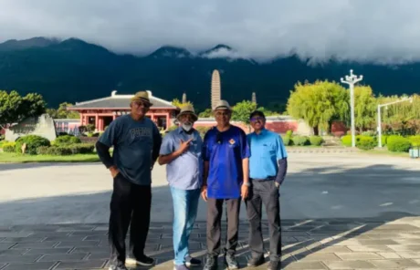 Our Customers at Dali Three Pagodas - China Xian Tour: Private & Tailor-Made China Tours Our Customers at Dali Three Pagodas