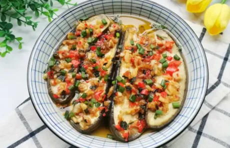 Steamed Eggplant with Garlic - China Xian Tour: Private & Tailor-Made China Tours Steamed Eggplant with Garlic