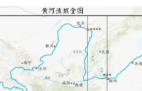 Yellow River Basin Map - China Xian Tour: Private & Tailor-Made China Tours Yellow River Basin Map