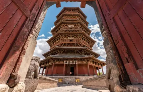Yingxian Wooden Pagoda in Shanxi - China Xian Tour: Private & Tailor-Made China Tours Yingxian Wooden Pagoda in Shanxi