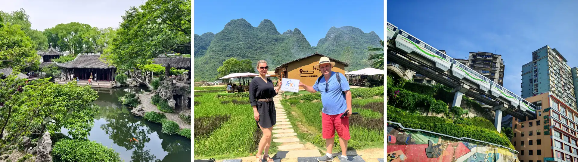 2-week tour in China from Shanghai head