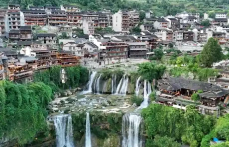 Furong Town Stilted Wooden Houses - China Xian Tour: Private & Tailor-Made China Tours Furong Town Stilted Wooden Houses