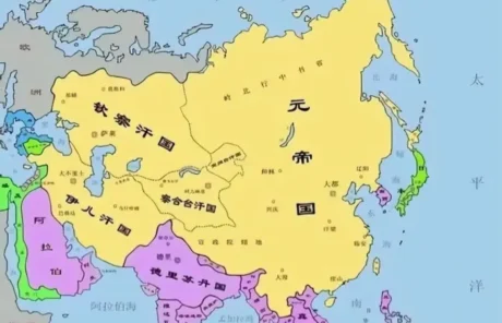 Map of the Yuan Dynasty - China Xian Tour: Private & Tailor-Made China Tours Map of the Yuan Dynasty