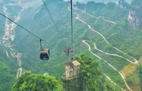 Mount Tianmen Cable Car - China Xian Tour: Private & Tailor-Made China Tours Tianmen Mountain Cable Car