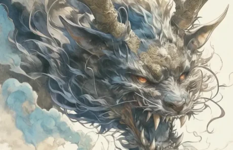 Taotie Ink Painting - China Xian Tour: Private & Tailor-Made China Tours Taotie Ink Painting