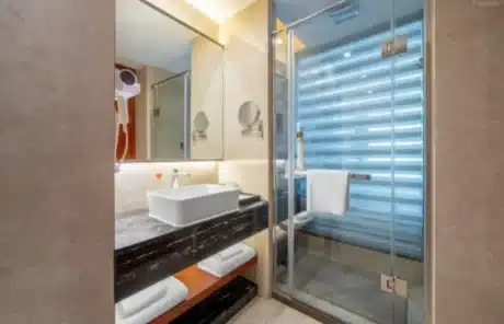 bathroom zhangjiajie downtown hotel