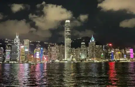 Night view of Victoria Harbor in Hong Kong - China Xian Tour: Private & Tailor-Made China Tours Night view of Victoria Harbor in Hong Kong