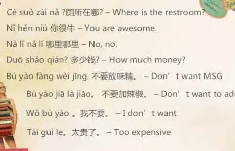 Useful Chinese Expressions - China Xian Tour: Private & Tailor-Made China Tours Useful Chinese Expressions