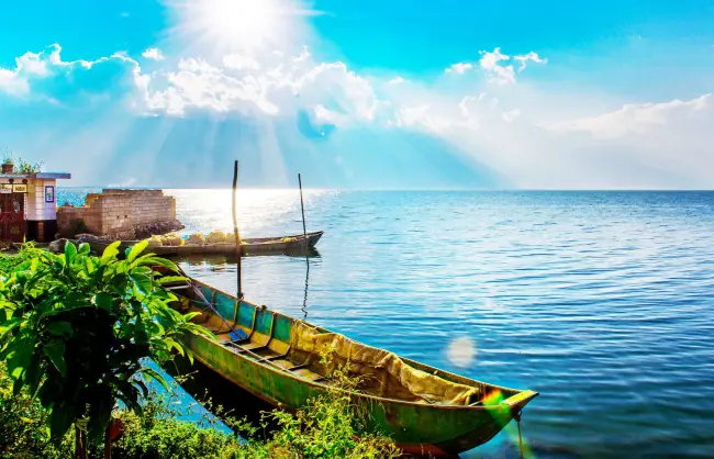 Jin Suo Island of Erhai Lake in Dali