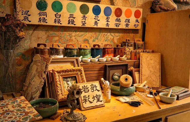 dunhuang-mural-painting-experience | China Xian Tour: Private & Tailor-Made China Tours Dunhuang mural painting experience