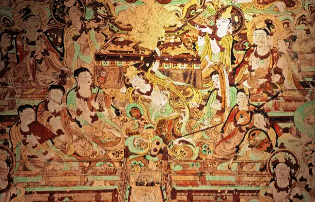 murals-in-mogao-grottoes | China Xian Tour: Private & Tailor-Made China Tours Murals in Mogao Grottoes